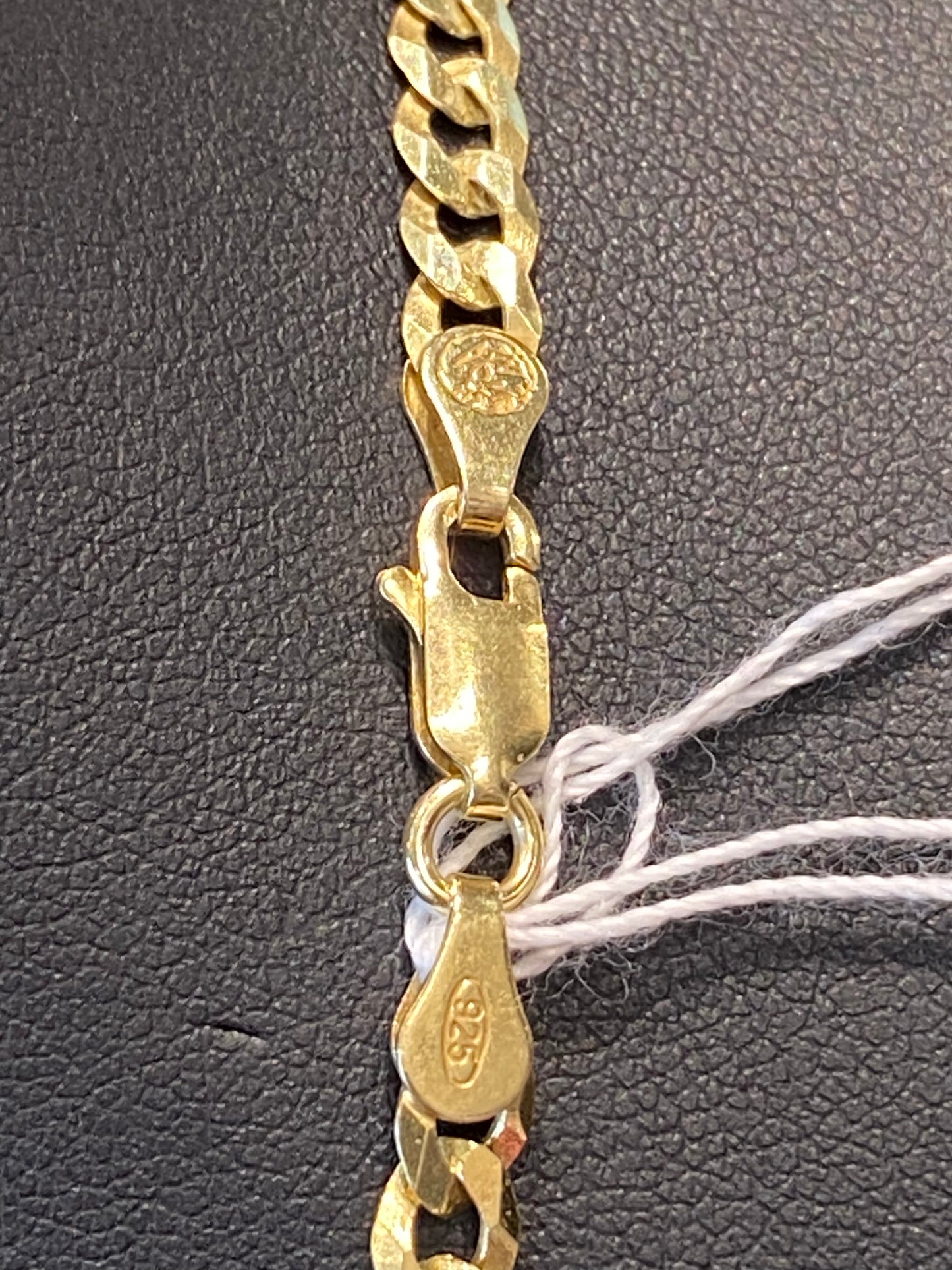 925 Silver Gold Plated Chain