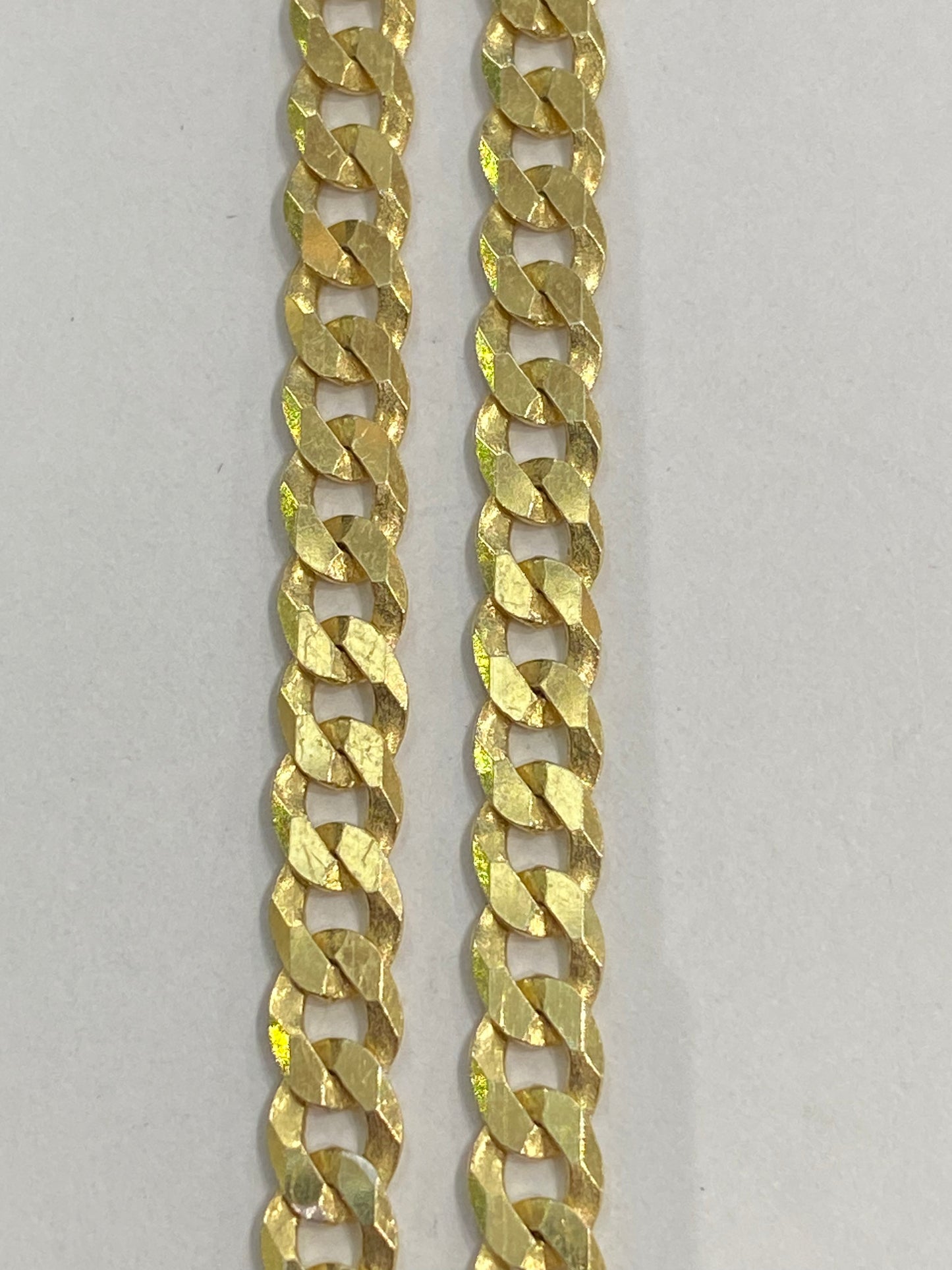 925 Silver Gold Plated Chain
