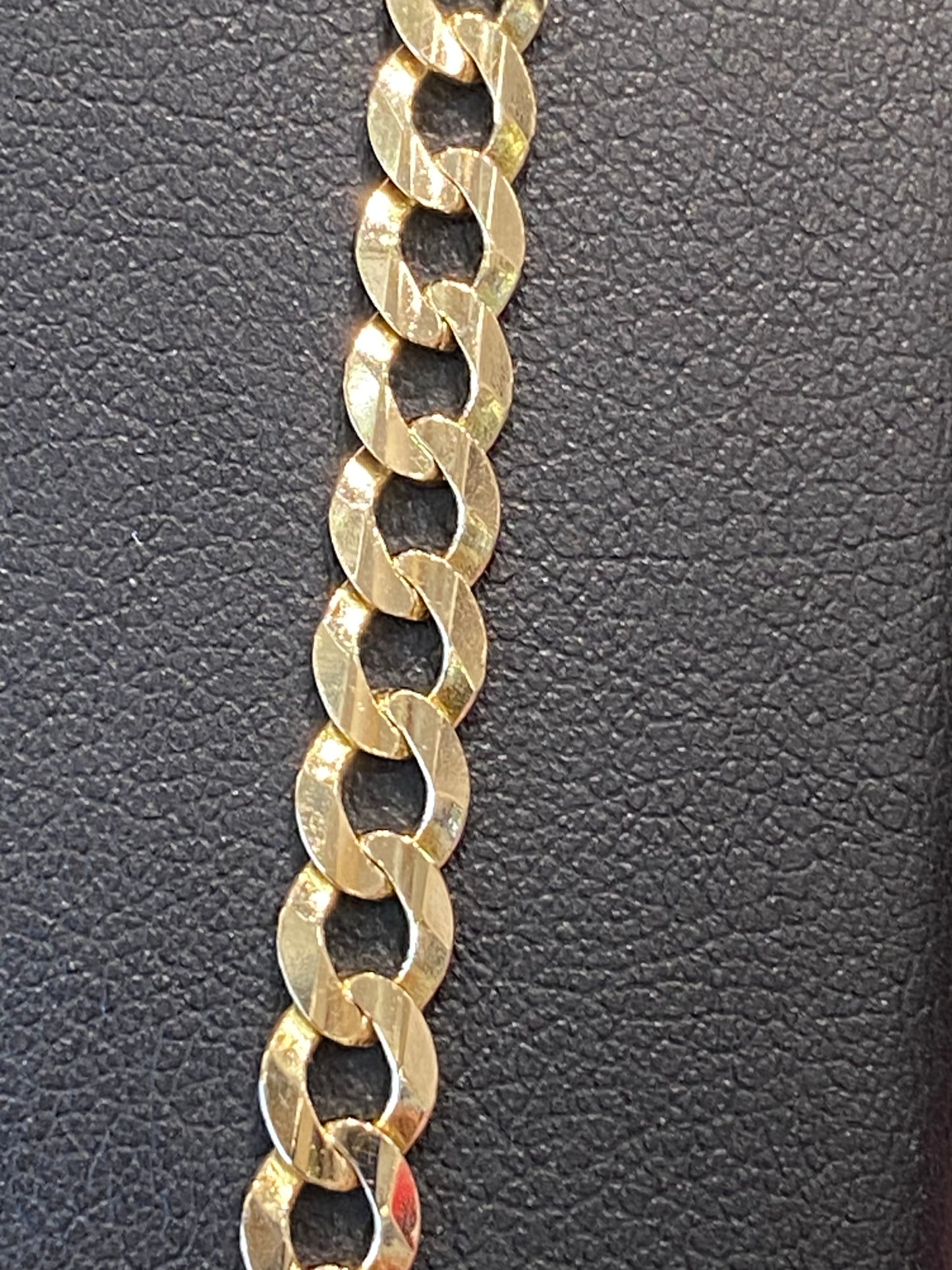 14k Yellow Gold Curb Chain