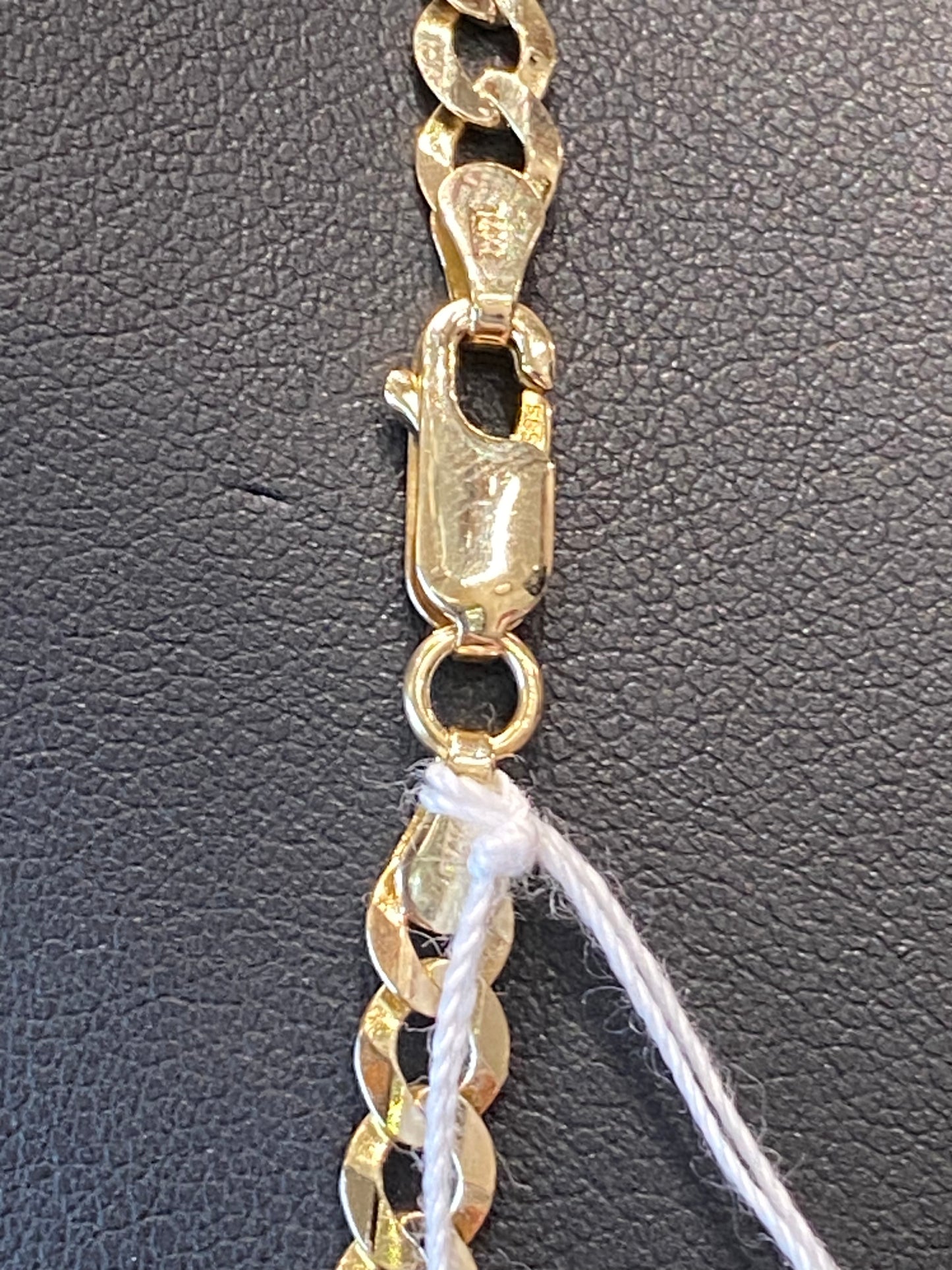 14k Yellow Gold Curb Chain