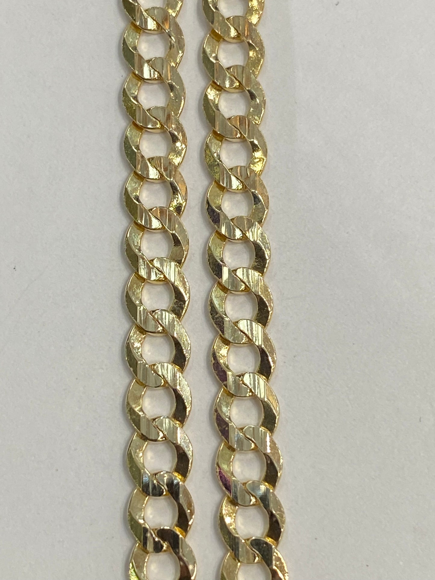 14k Yellow Gold Curb Chain