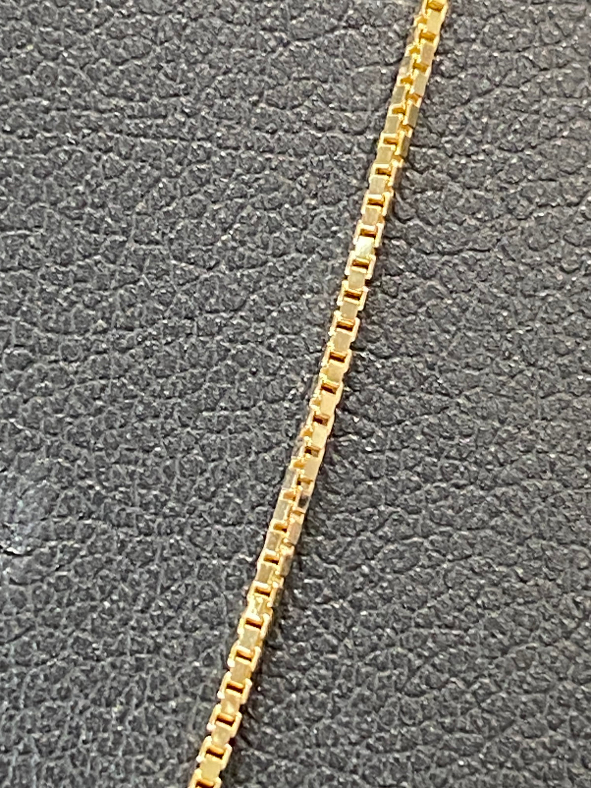 14k Yellow Gold Box Link Chain