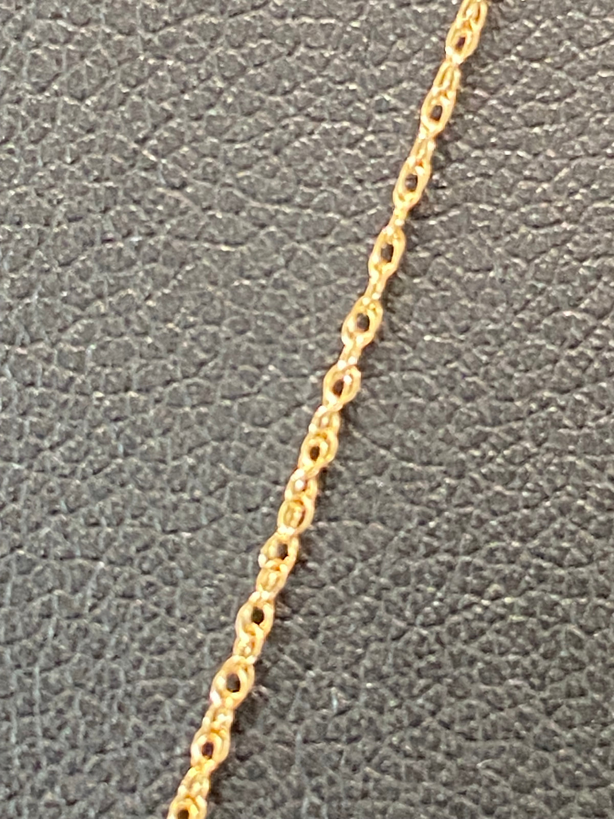 14k Two Tone Gold Chain With Pendant