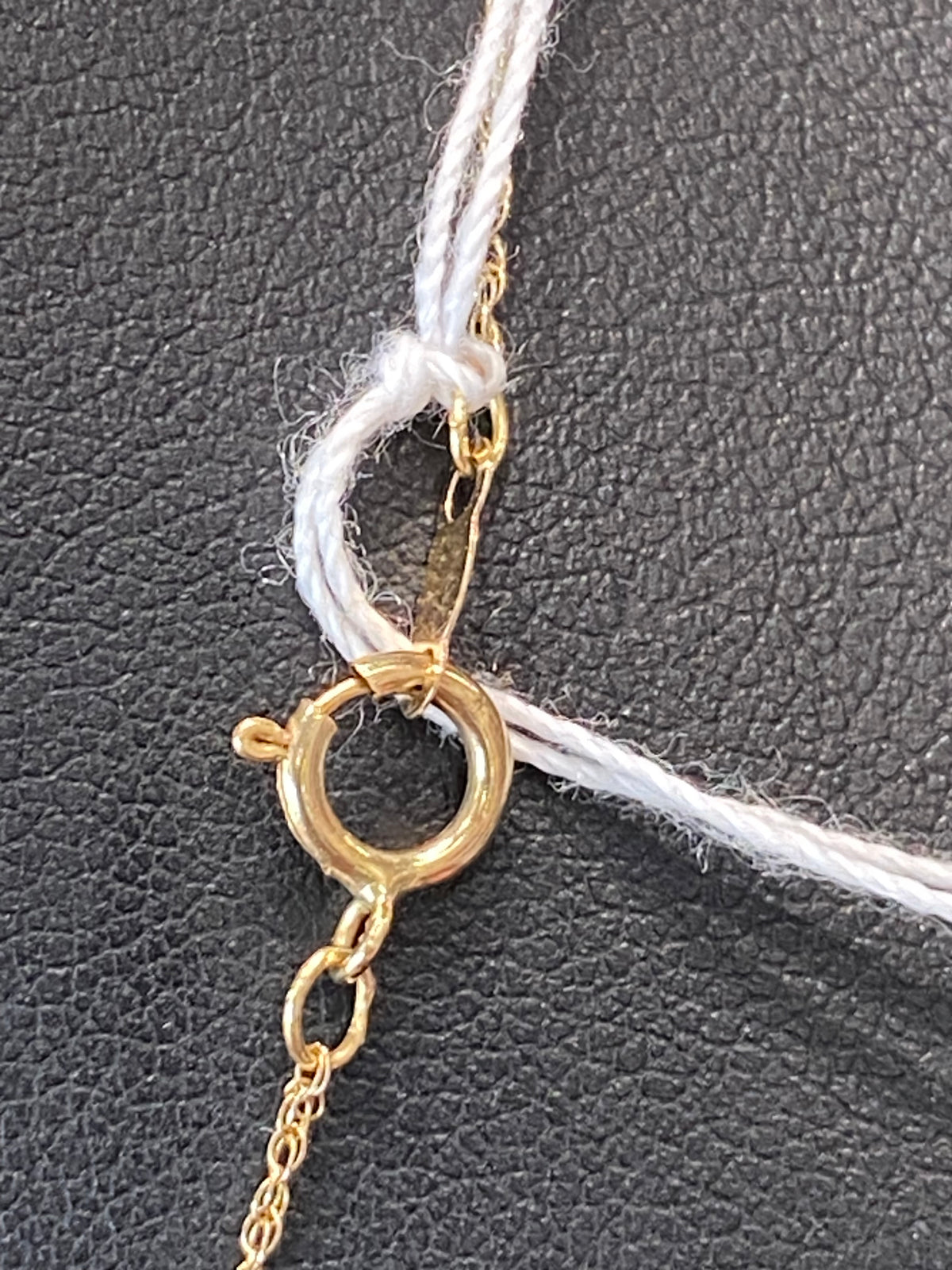 14k Two Tone Gold Chain With Pendant