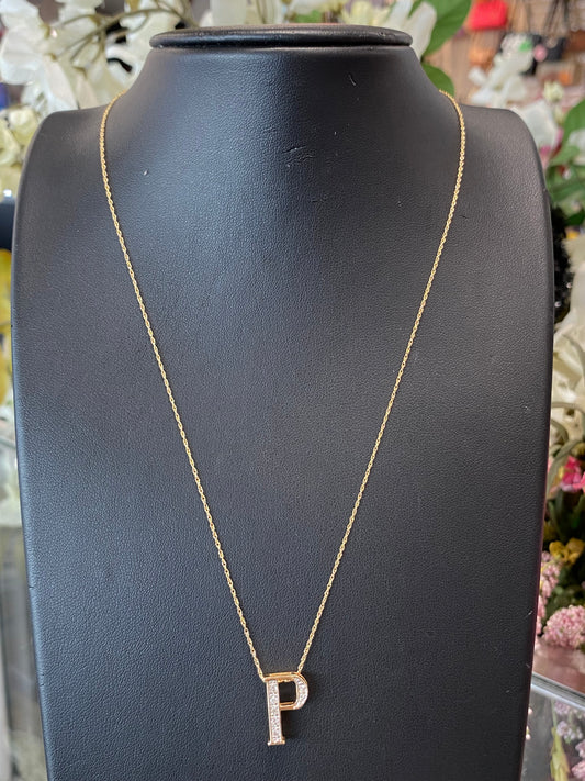 14k Two Tone Chain With Pendant