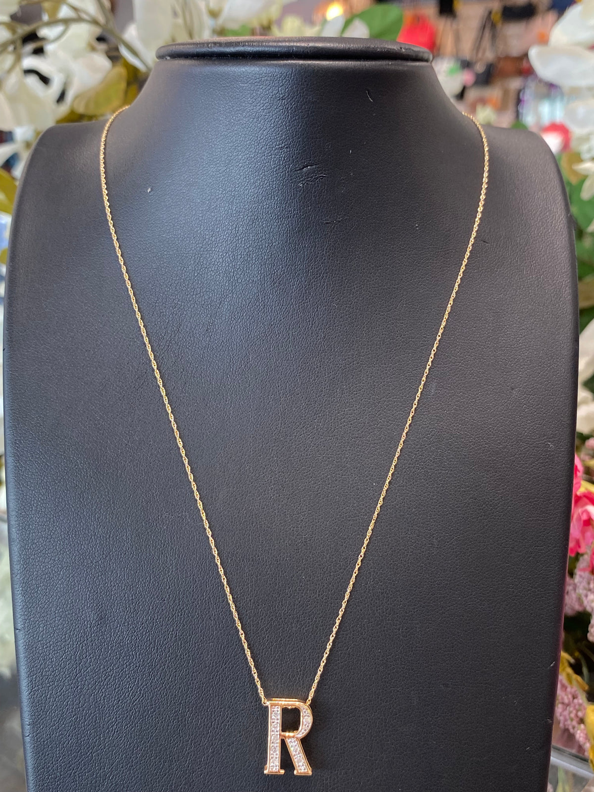 14k Two Tone Gold Chain With Pendant