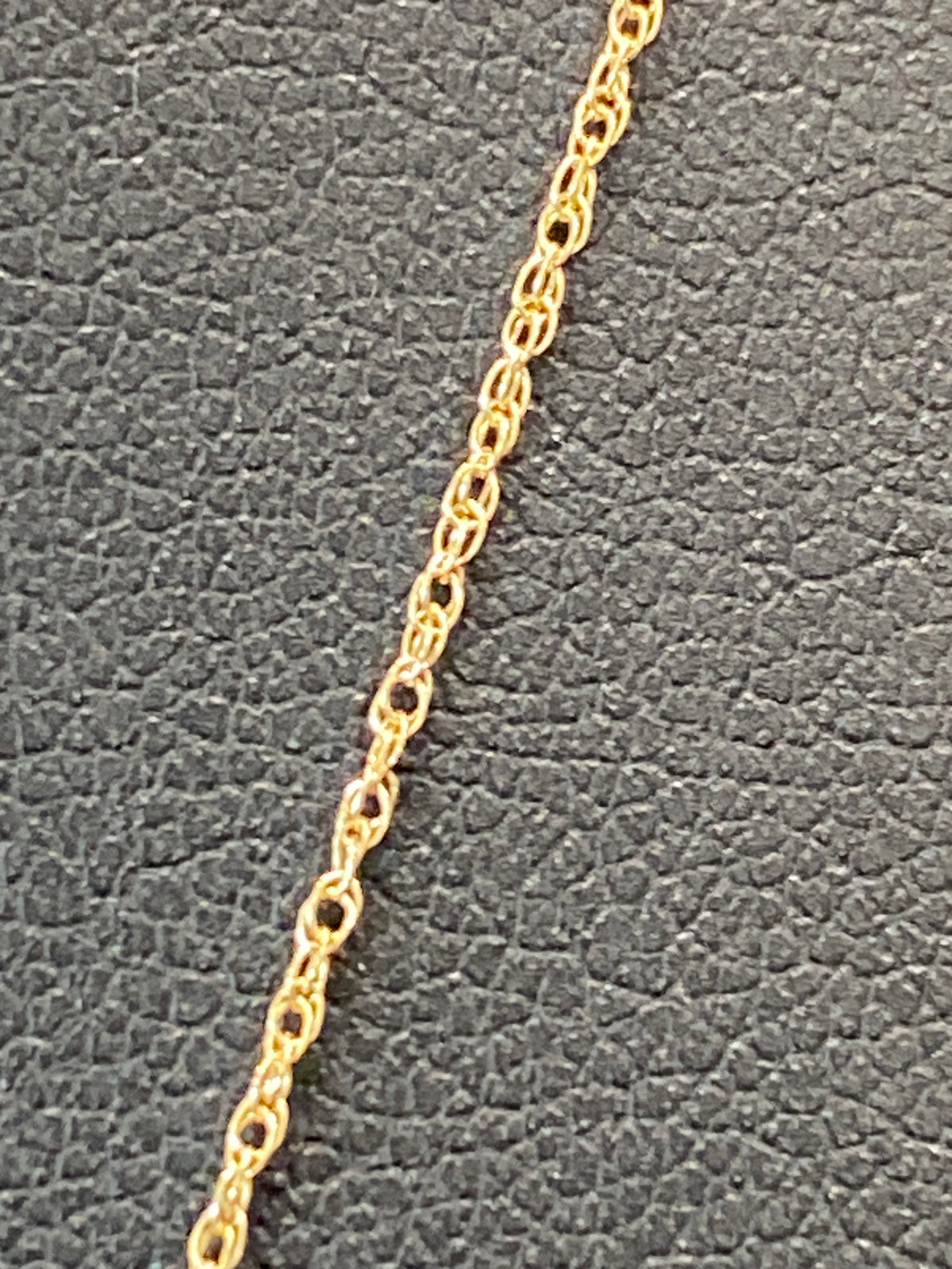 14k Two Tone Gold Chain With Pendant