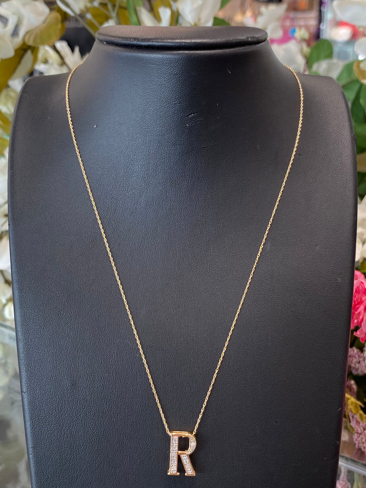 14k Two Tone Gold Chain With Pendant