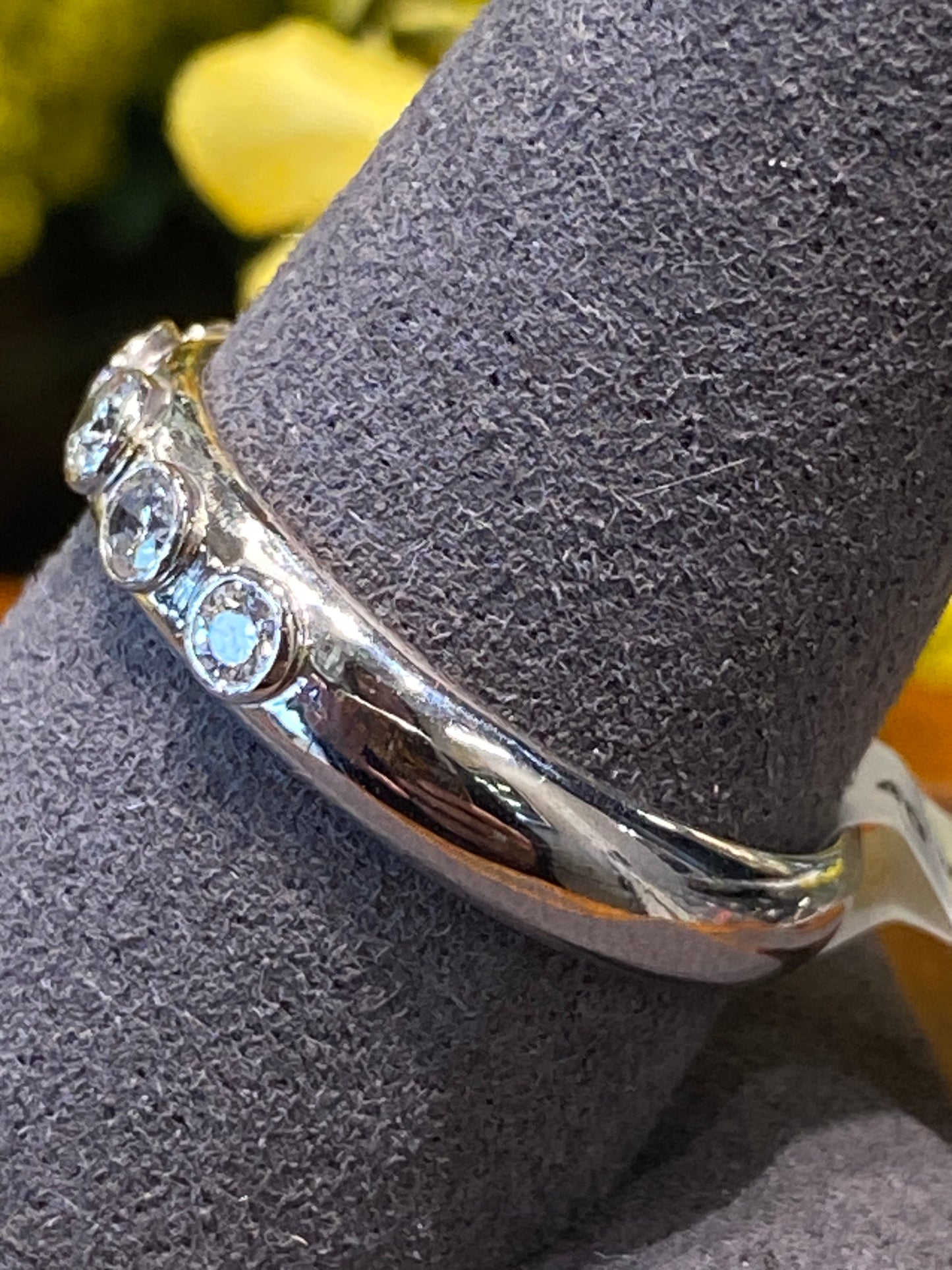 14k White Gold Band