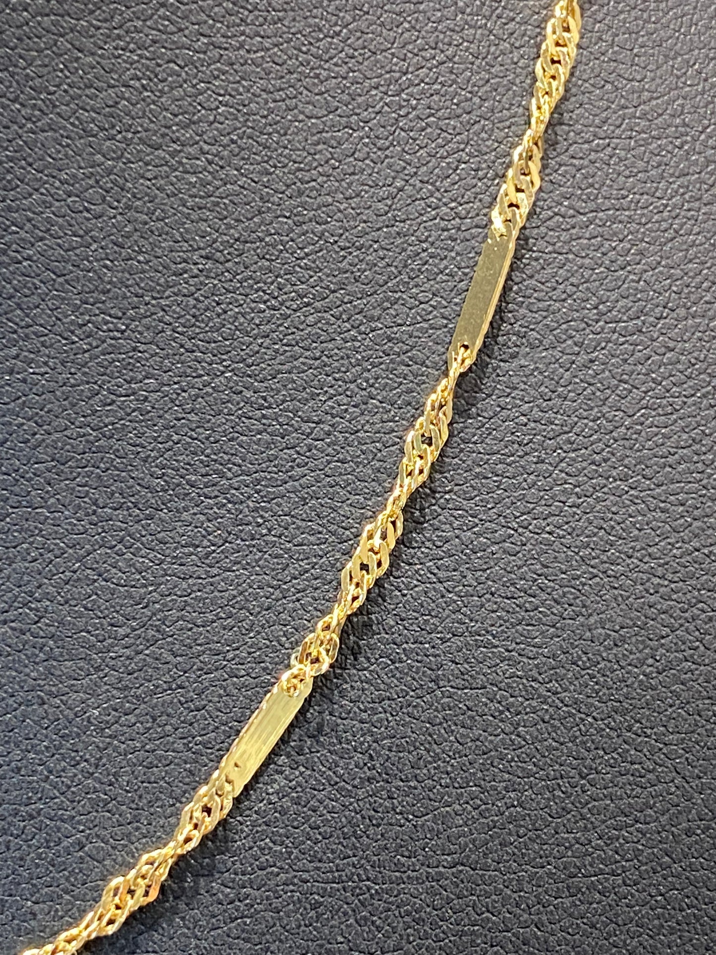 10k Yellow Gold Adjustable Chain