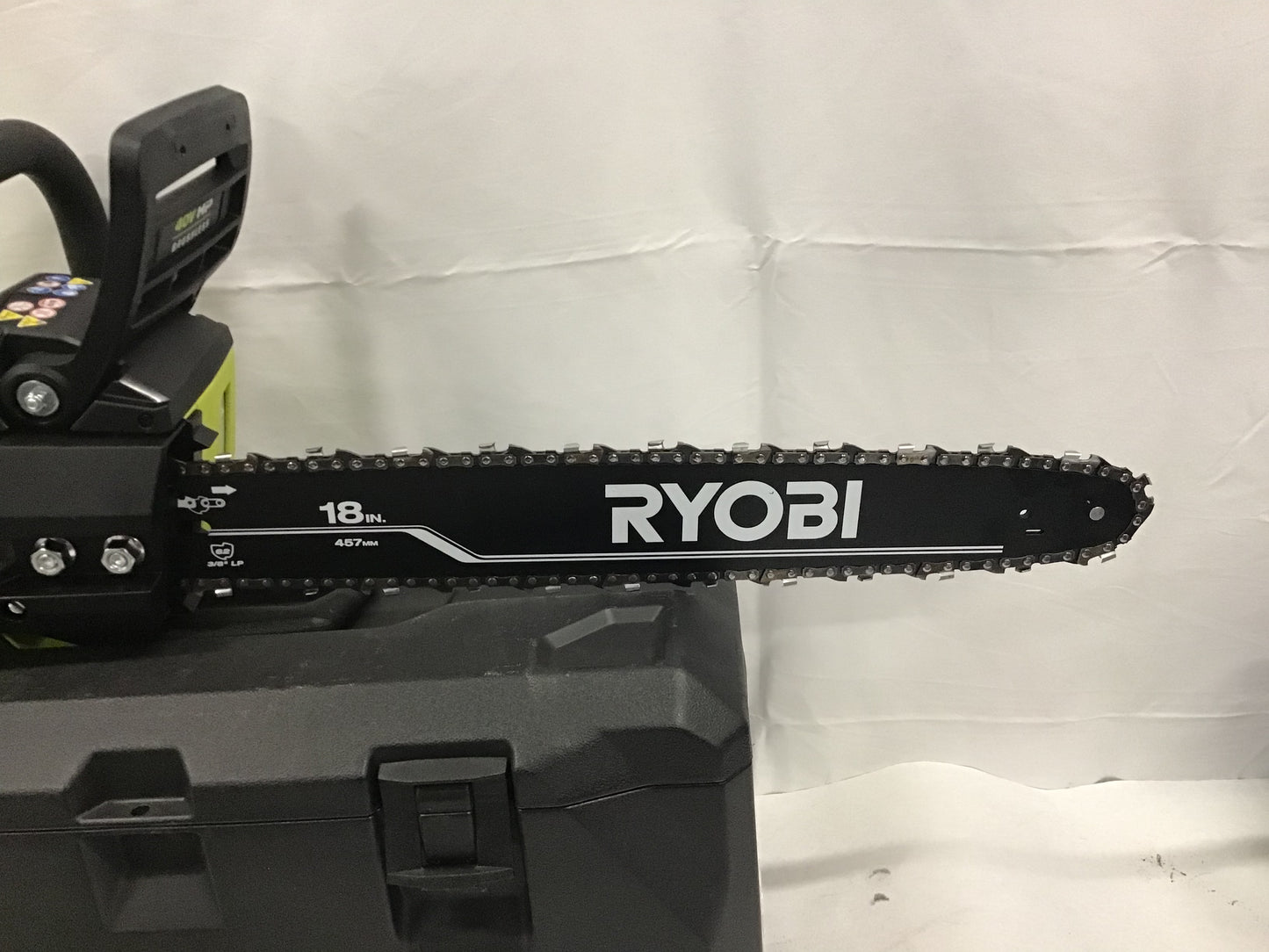 Ryobi RY40580 40V HP Brushless 18 in. Cordless Battery Chainsaw