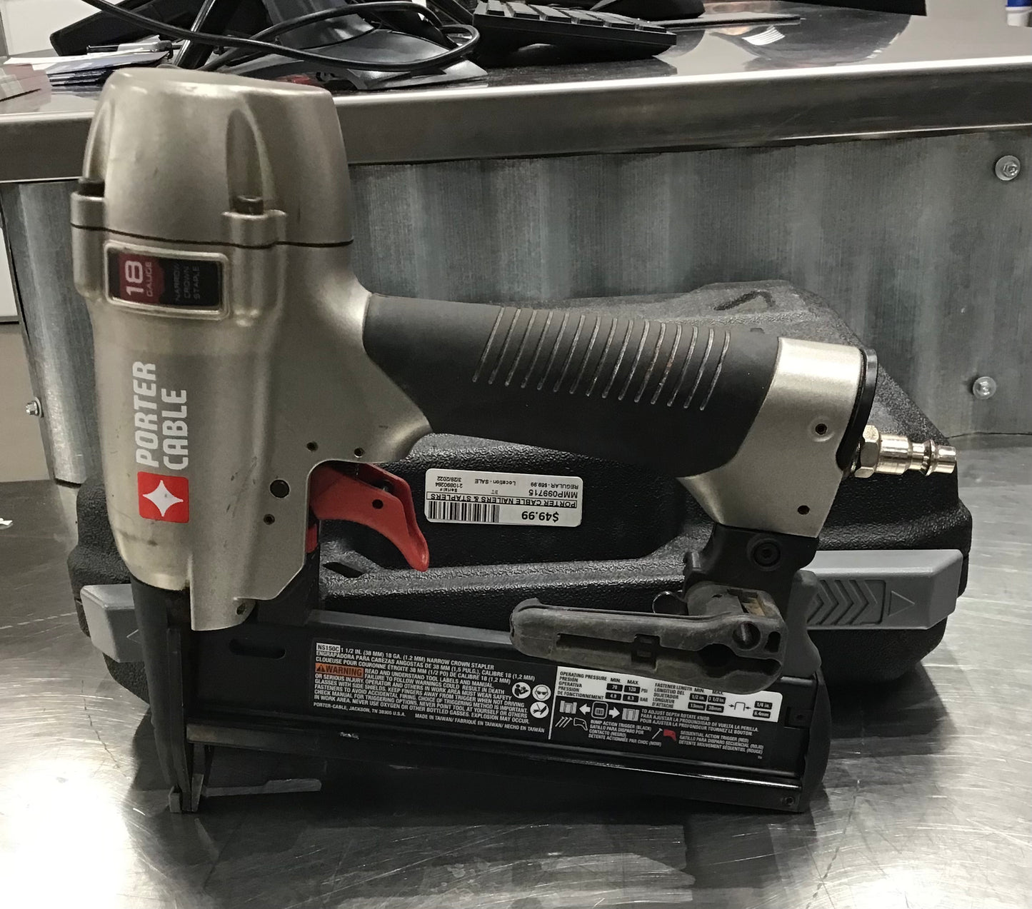 Porter Cable NS150C Narrow Crown Stapler