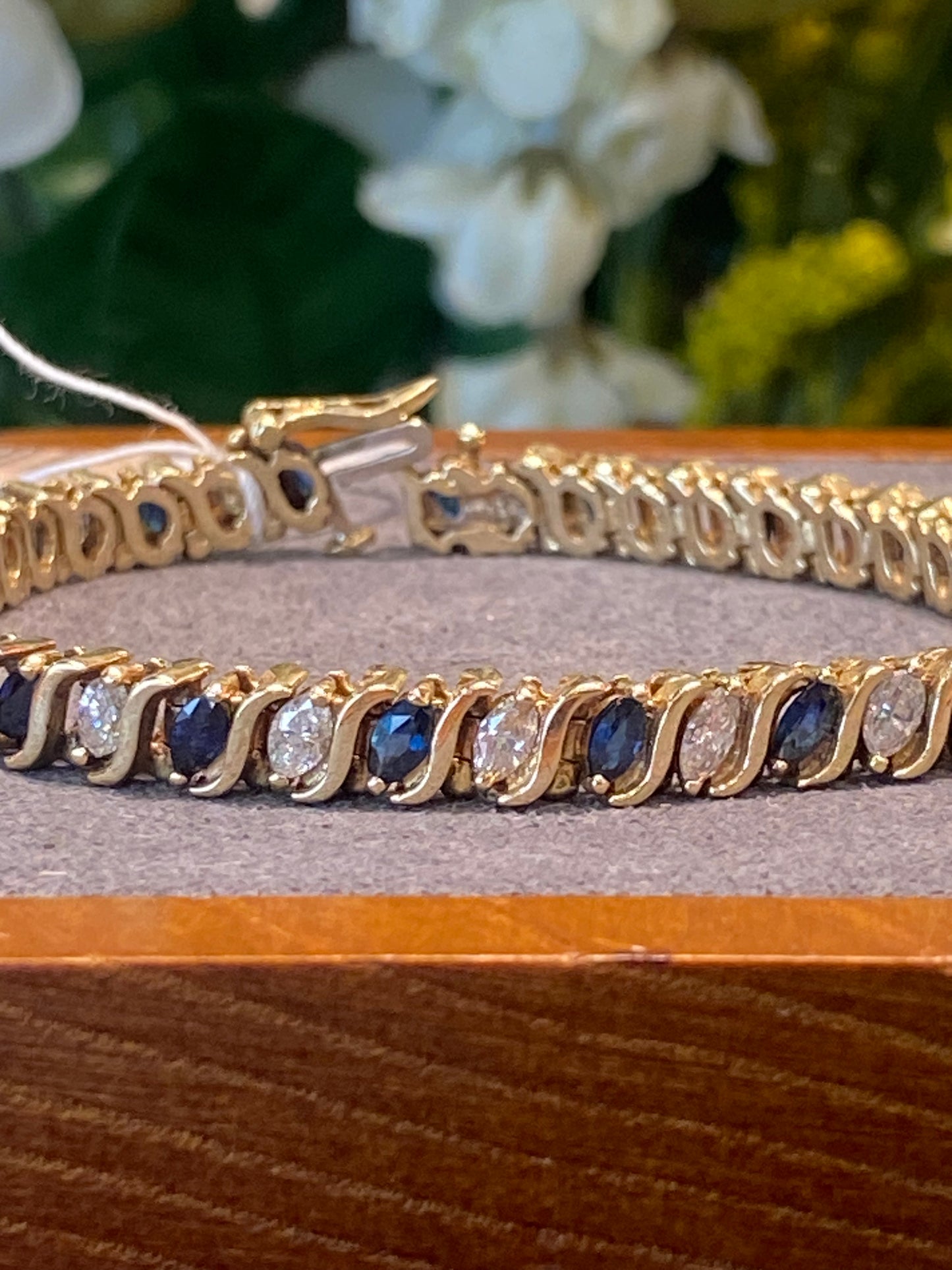 Yellow Gold Tennis Bracelet