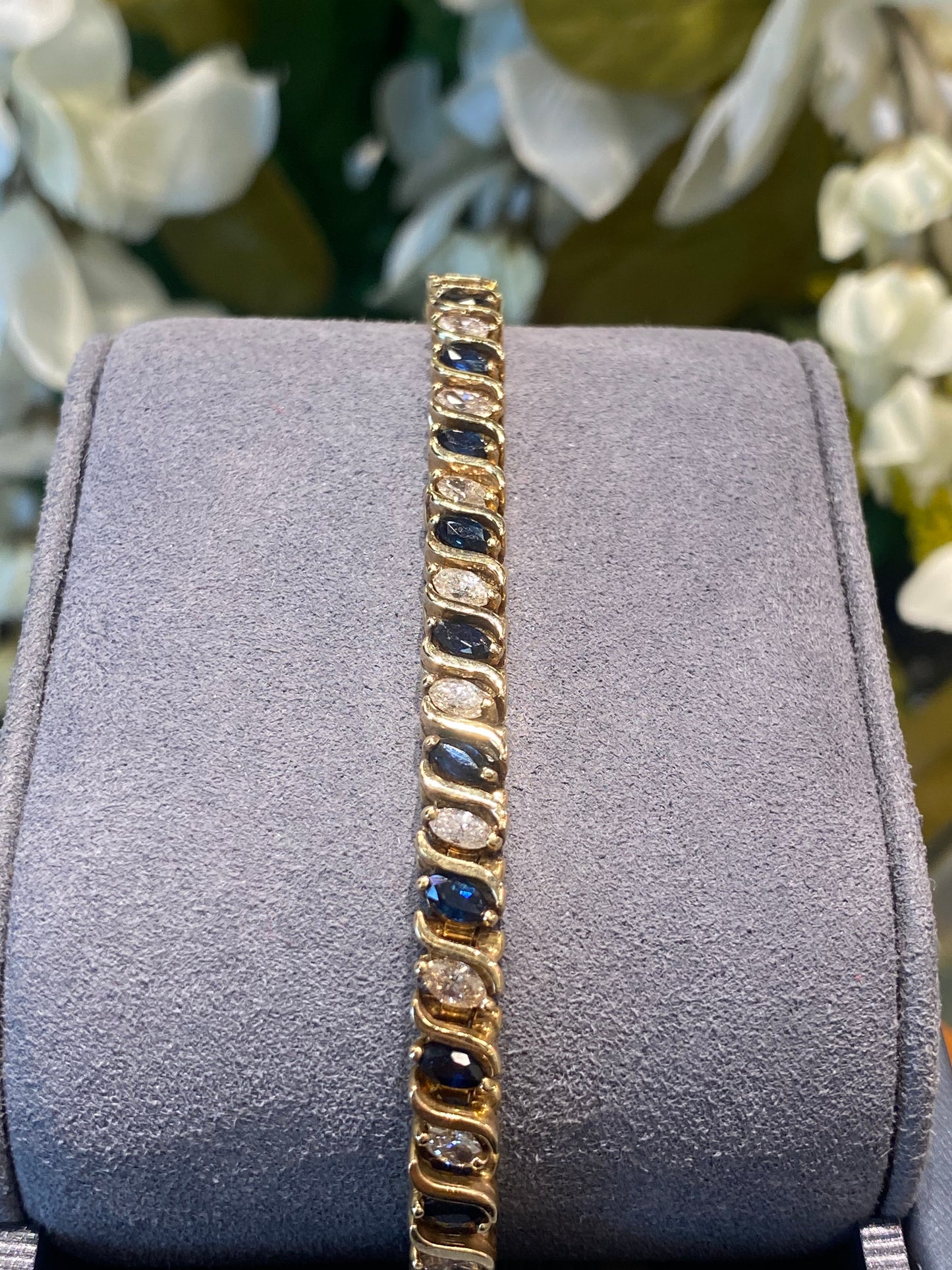 Yellow Gold Tennis Bracelet