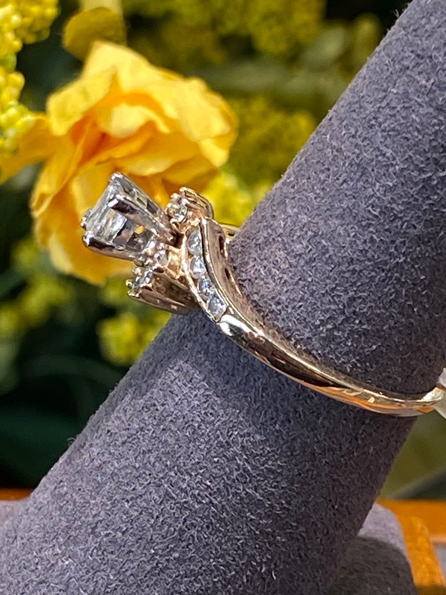 14k Yellow Gold Engagement Ring