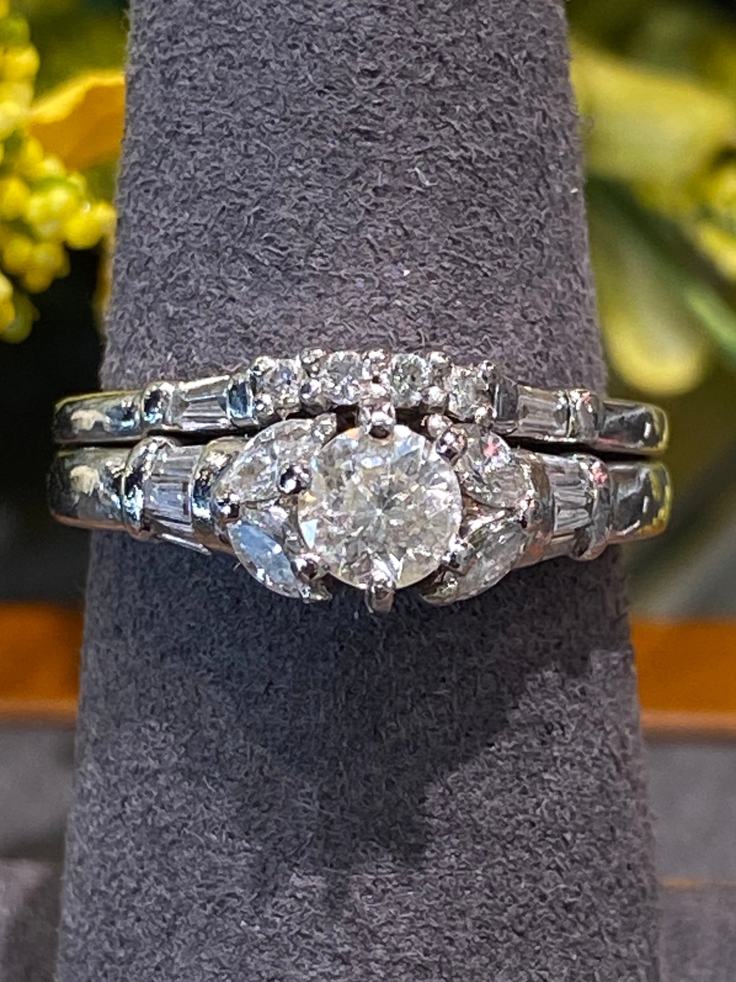 Platinum Wedding Set